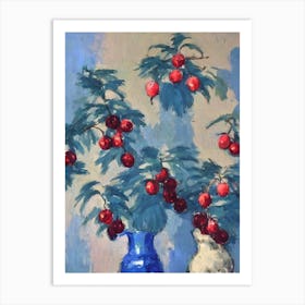 Pineberry 3 Classic Fruit Art Print