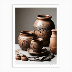 Mugs And Pots Art Print