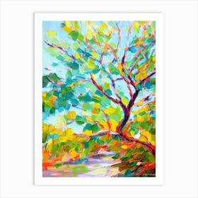 Dragon Tree 2 Impressionist Painting Art Print