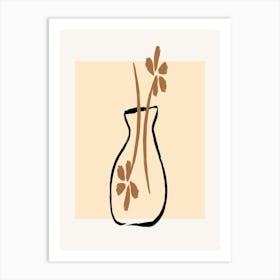 Vase With Flowers Art Print