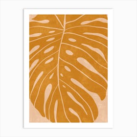 Monstera Leaf 1 Art Print