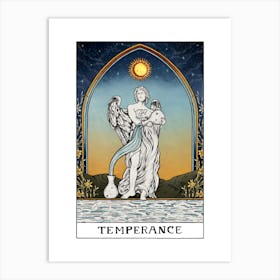 Temperance Tarot Print Art Print