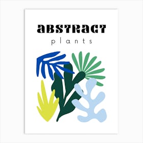 Abstract Plants Poster 5 Art Print