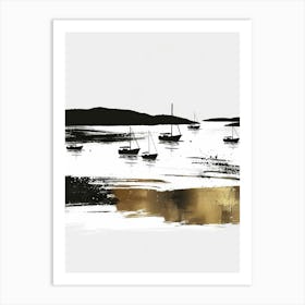 Sailboats On The Water 4 Art Print