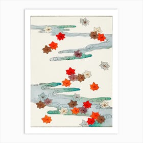 Autumn And Water Illustration, Shin Bijutsukai Art Print