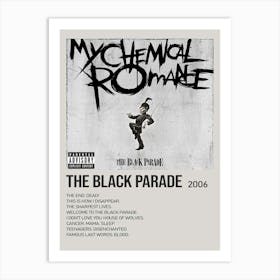 The Black Parade 2006 Music Poster Art Print