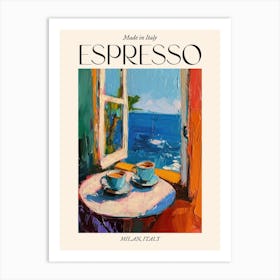 Milan Espresso Made In Italy 1 Poster Art Print