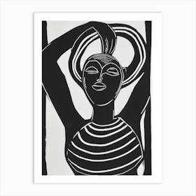 Afro-American Woman 70 Art Print