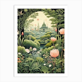 Shanghai Botanical Garden China Henri Rousseau Style 1 Art Print