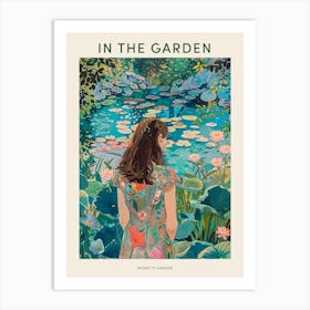 In The Garden Poster Monet S Garden France 4 Art Print