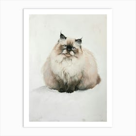 Himalayan Cat Painting 1 Art Print