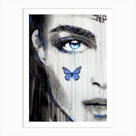 Blue Karma Art Print