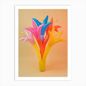 Dreamy Inflatable Flowers Kangaroo Paw 1 Art Print