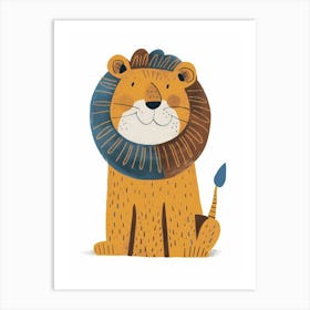 Lion Painting 10 Art Print