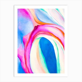 Georgia O Keeffe - Music Pink and Blue No. 2 Art Print