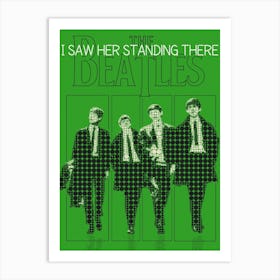 I Saw Her Standing There The Beatles Art Print