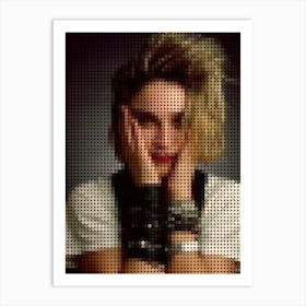 Madonna In Style Dots Art Print