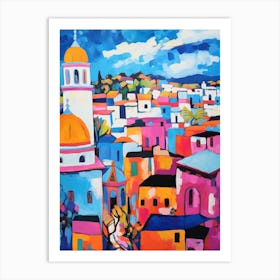 Tangier Morocco 4 Fauvist Painting Art Print