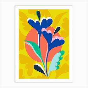 Floral Harmony Art Print