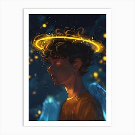 Angel Halo Art Print