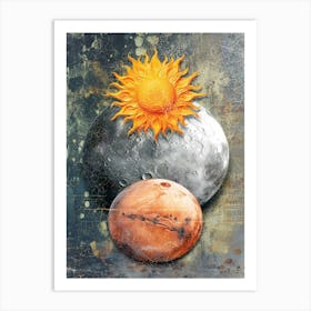 Astral Illustration Art Cosmos 01 Art Print