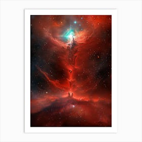 A Star is Born in the Phoenix Nebula Art Print