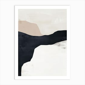 Neutral Dynamics Minimalist Style Art Print