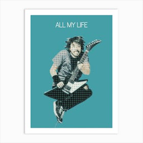 All My Life Dave Grohl Foo Fighters Art Print