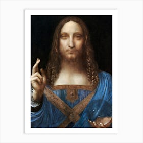 Salvator Mundi, Leonardo Da Vinci Art Print