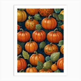 Pumpkins Art Print