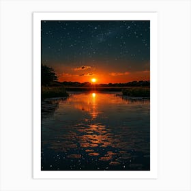 Starry Night 9 Art Print