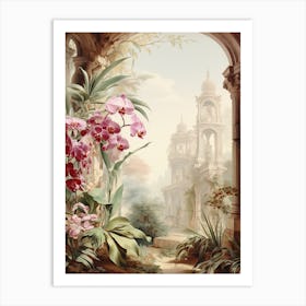 Orchid Victorian Style 2 Art Print