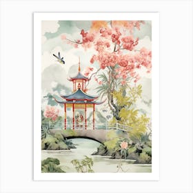 Chinese Pagoda Art Print