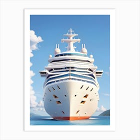 Cruise Ship Art Print