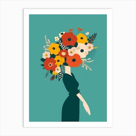 Flower Girl 6 Art Print
