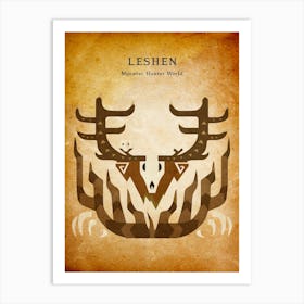 Leshen Vintage Art Print