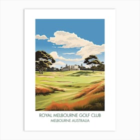Royal Melbourne Golf Club (West Course)   Melbourne Australia 1 Art Print
