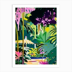 Singapore Botanic Gardens, 1, Singapore Abstract Still Life Art Print