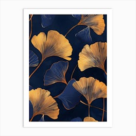 Ginkgo Leaves 46 Art Print