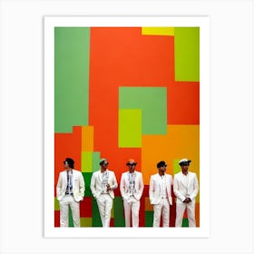 Bone Thugs N Harmony Colourful Pop Art Art Print