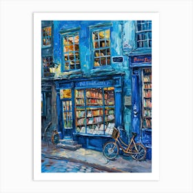 Edinburgh Book Nook Bookshop 3 Art Print