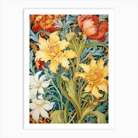 William Morris Flowers 4 Art Print