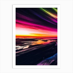 Aurora Streaks Art Print