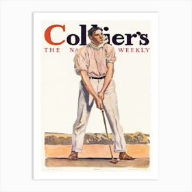 Collier's Fore! (1908), Edward Penfield Art Print