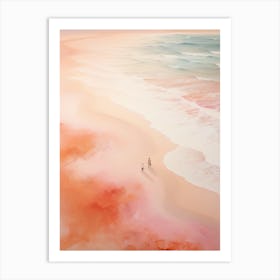 serene beach scene Art Print