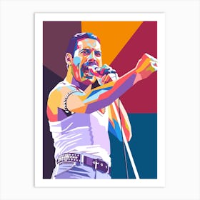 Freddie Mercury Art Print