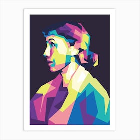 Wpap Virginia Woolf Art Print