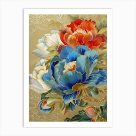 Chinese Flower Painting 47 Art Print