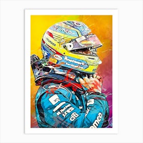 Fernando Alonso 2 Art Print