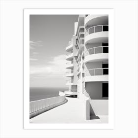 Alicante, Spain, Black And White Old Photo 4 Art Print